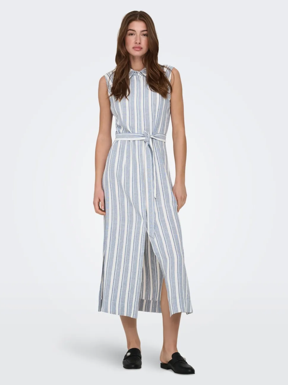 ONLGOA Lino Vestito lungo