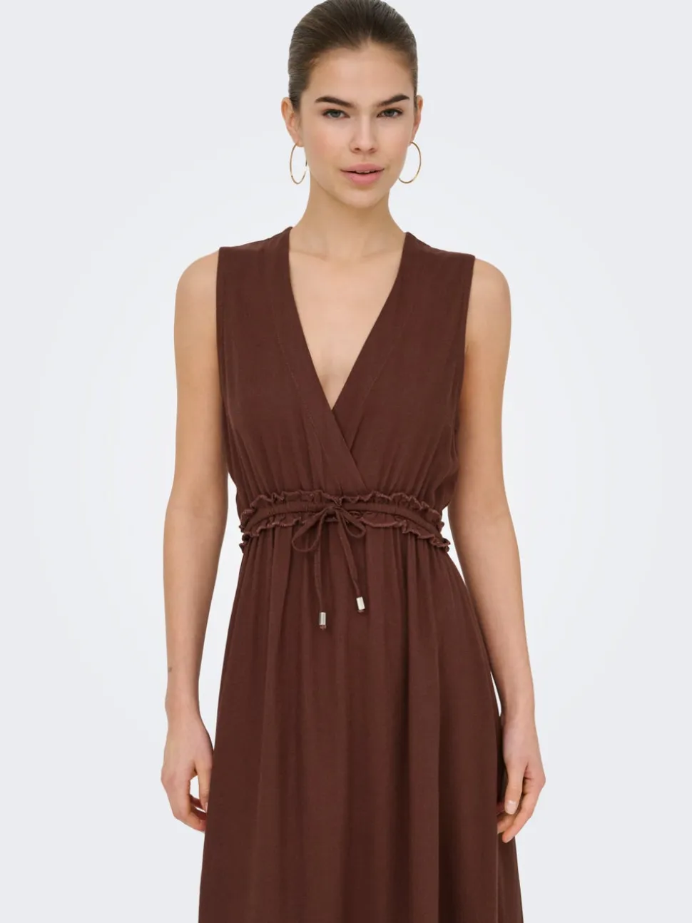 ONLGOA Lino Vestito lungo