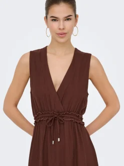 ONLGOA Lino Vestito lungo