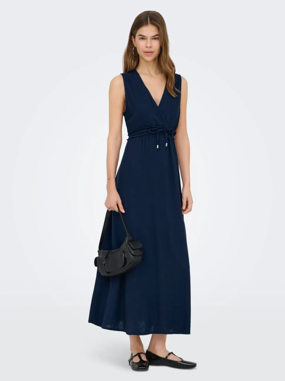 ONLGOA Lino Vestito lungo
