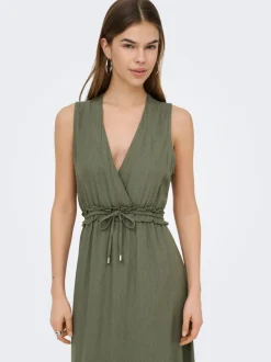 ONLGOA Lino Vestito lungo