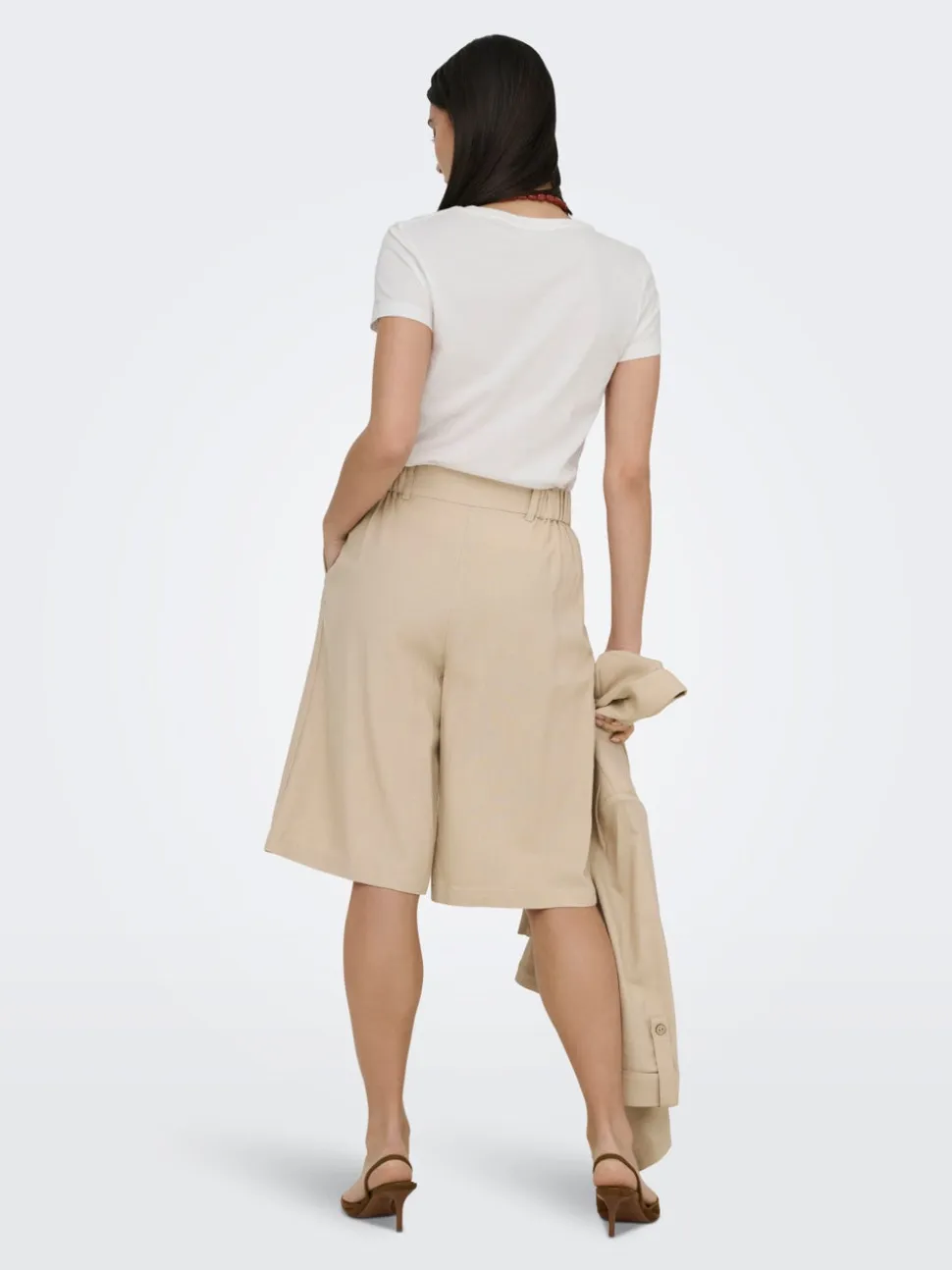 ONLGOA Loose Fit Lino Bermuda