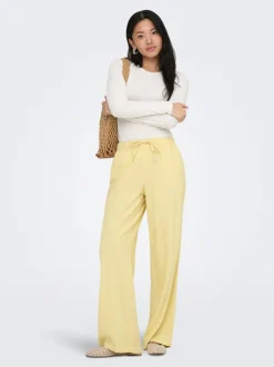 ONLGOA Straight Fit Lino Pantaloni