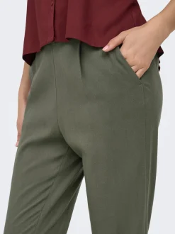 ONLGOA-POPTRASH Comfort Fit Lino Pantaloni