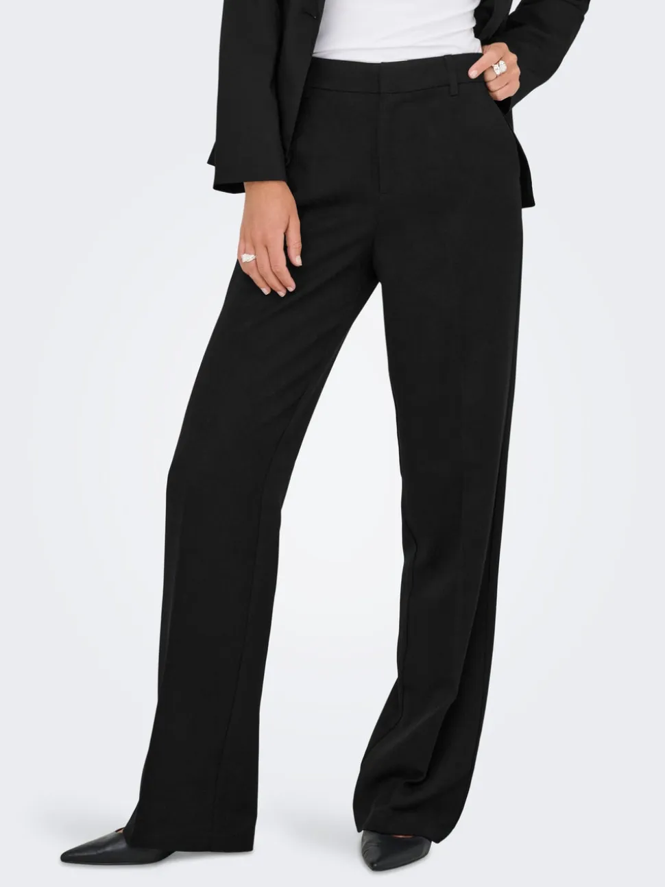 ONLHATTIE-LANA Straight Tapered Fit Pantaloni a gamba larga