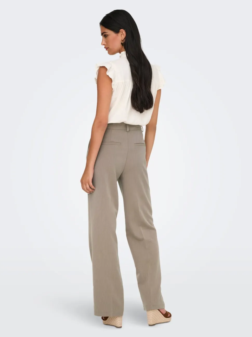 ONLHATTIE-LANA Straight Tapered Fit Pantaloni a gamba larga