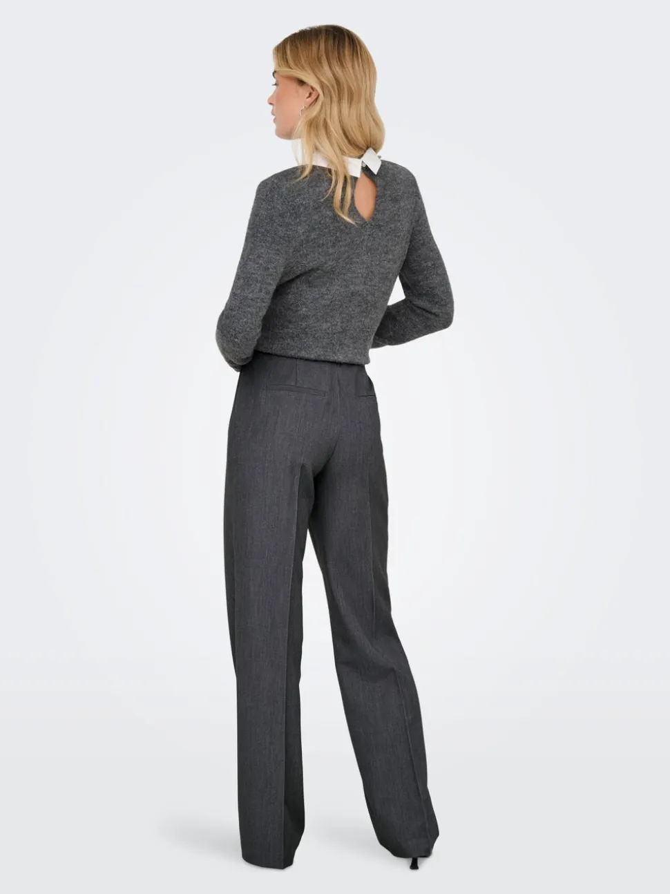 ONLHATTIE-LANA Straight Tapered Fit Pantaloni a gamba larga