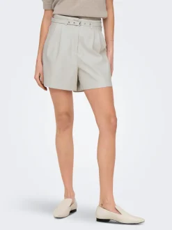 ONLHEIDI Vita media Regular Fit Pantaloncini in finta pelle
