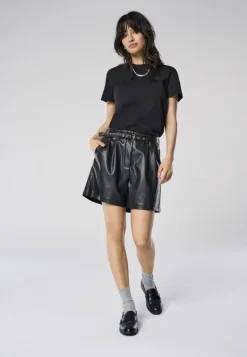 ONLHEIDI Vita media Regular Fit Pantaloncini in finta pelle