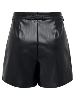 ONLHEIDI Vita media Regular Fit Pantaloncini in finta pelle