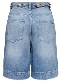 ONLHOLLIE Vita alta Regular Fit Bermuda in jeans
