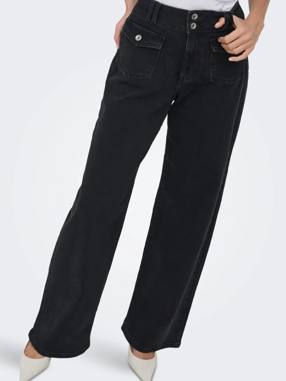 ONLHOPE Vita alta Wide Leg Fit Jeans