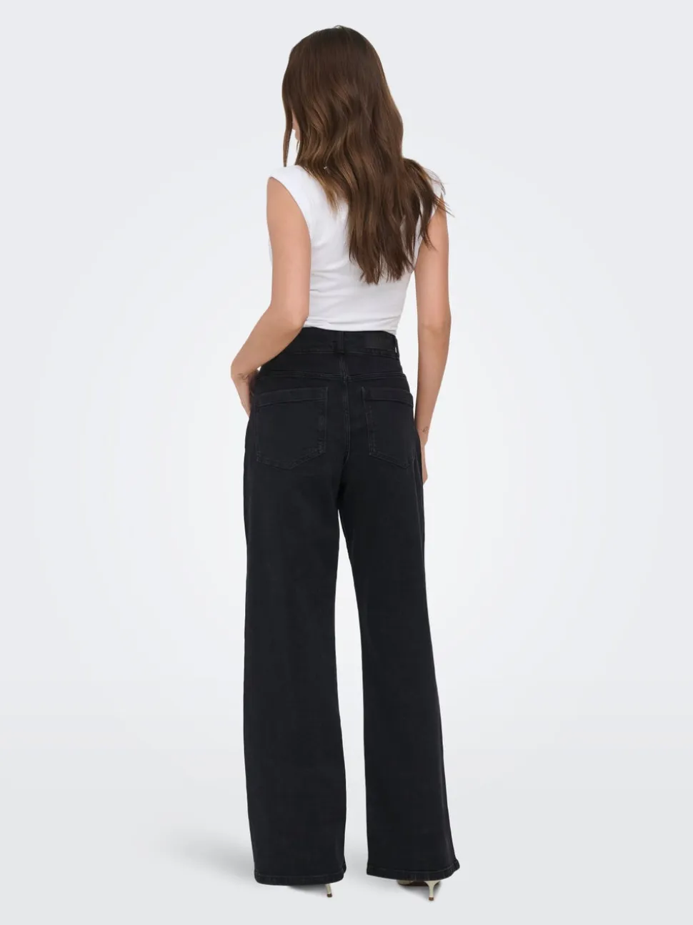 ONLHOPE Vita alta Wide Leg Fit Jeans