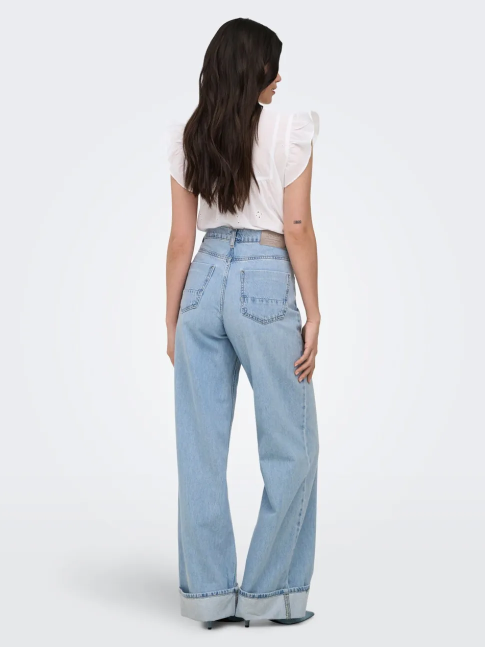 ONLHOPE Vita alta Wide Leg Fit Jeans