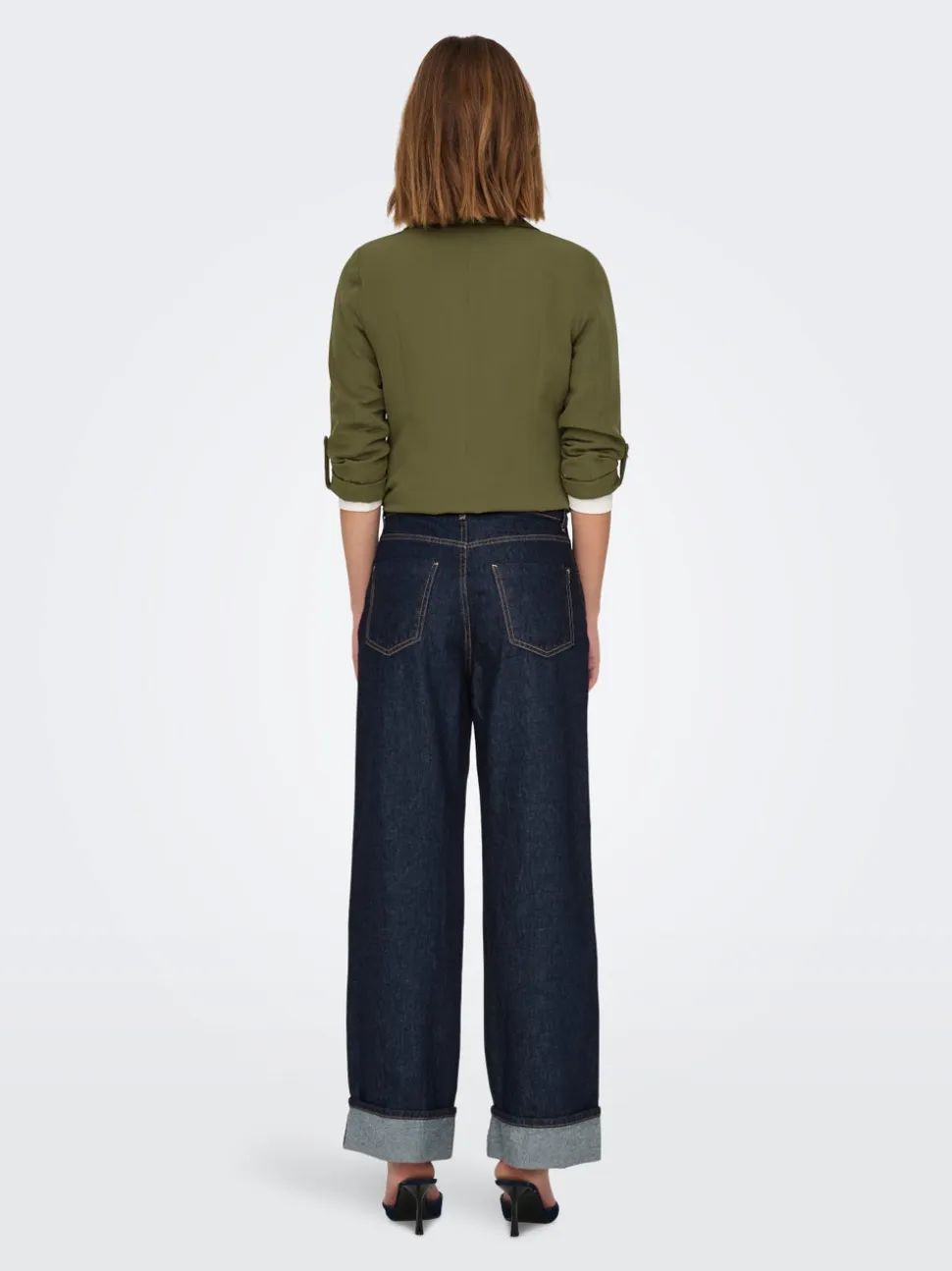 ONLHOPE Vita alta Wide Leg Fit Jeans