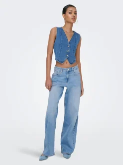 ONLHOPE Vita alta Wide Leg Fit Jeans