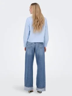 ONLHOPE Vita alta Wide Leg Fit Jeans