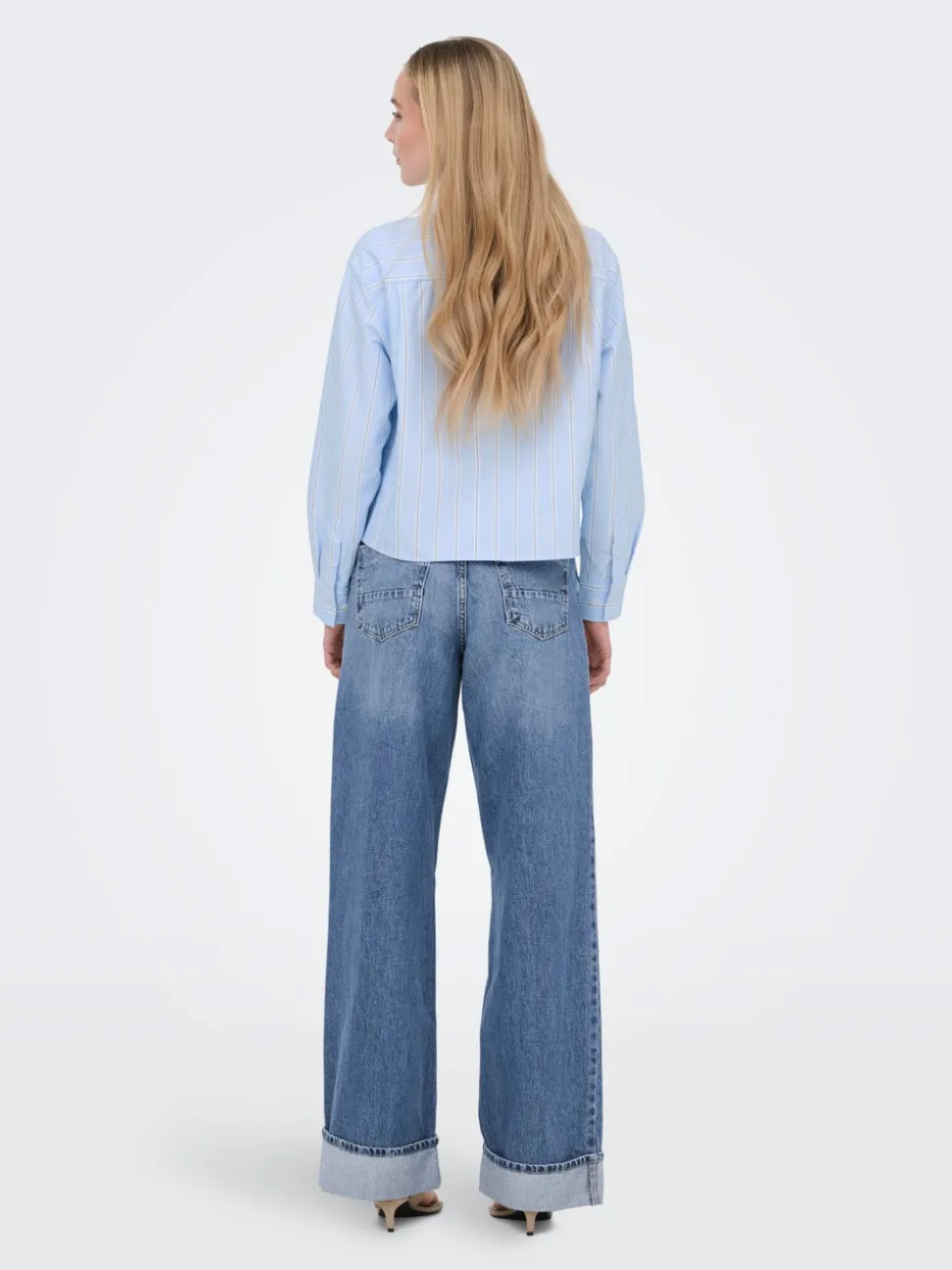 ONLHOPE Vita alta Wide Leg Fit Jeans