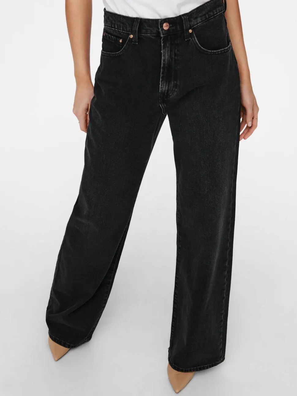 ONLHOPE Vita alta Wide Leg Fit Jeans