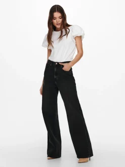ONLHOPE Vita alta Wide Leg Fit Jeans