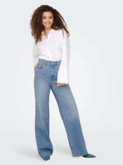 ONLHOPE Vita alta Wide Leg Fit Jeans