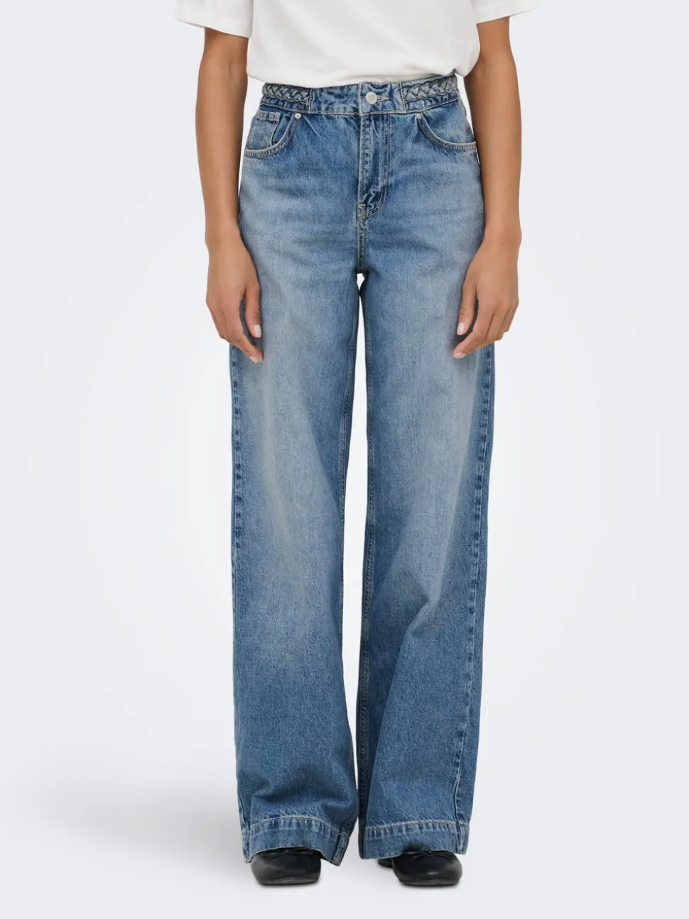 ONLHOPE Vita alta Wide Leg Fit Jeans
