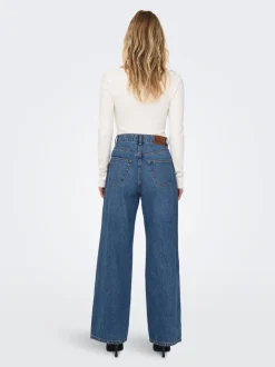 ONLHOPE Vita alta Wide Leg Fit Jeans