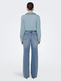ONLHOPE Vita alta Wide Leg Fit Jeans