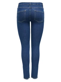 ONLHUSH Vita media Skinny Fit Lunghezza alla caviglia Jeans