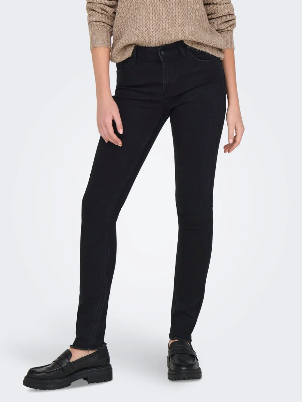 ONLHUSH Vita media Skinny Fit Lunghezza alla caviglia Jeans