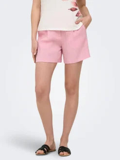 ONLITA Vita alta Regular Fit Lino Bermuda