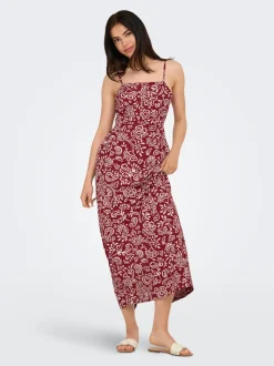 ONLJAKIRI Lino Vestito midi