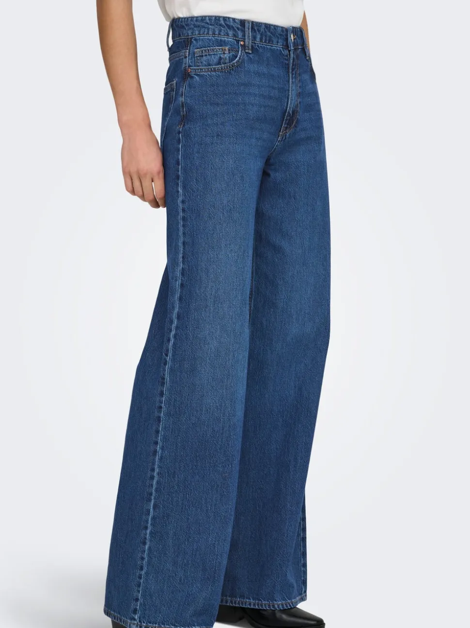 ONLJEMMA Vita alta Wide Leg Fit Jeans