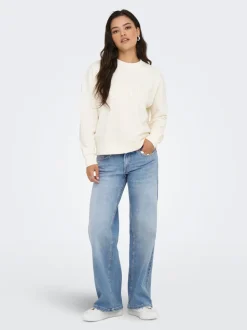 ONLJUDY-O Vita bassa Straight Fit Jeans