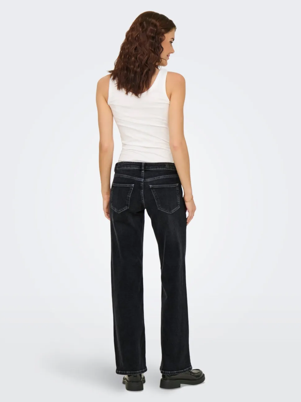 ONLJUDY-O Vita bassa Straight Fit Jeans