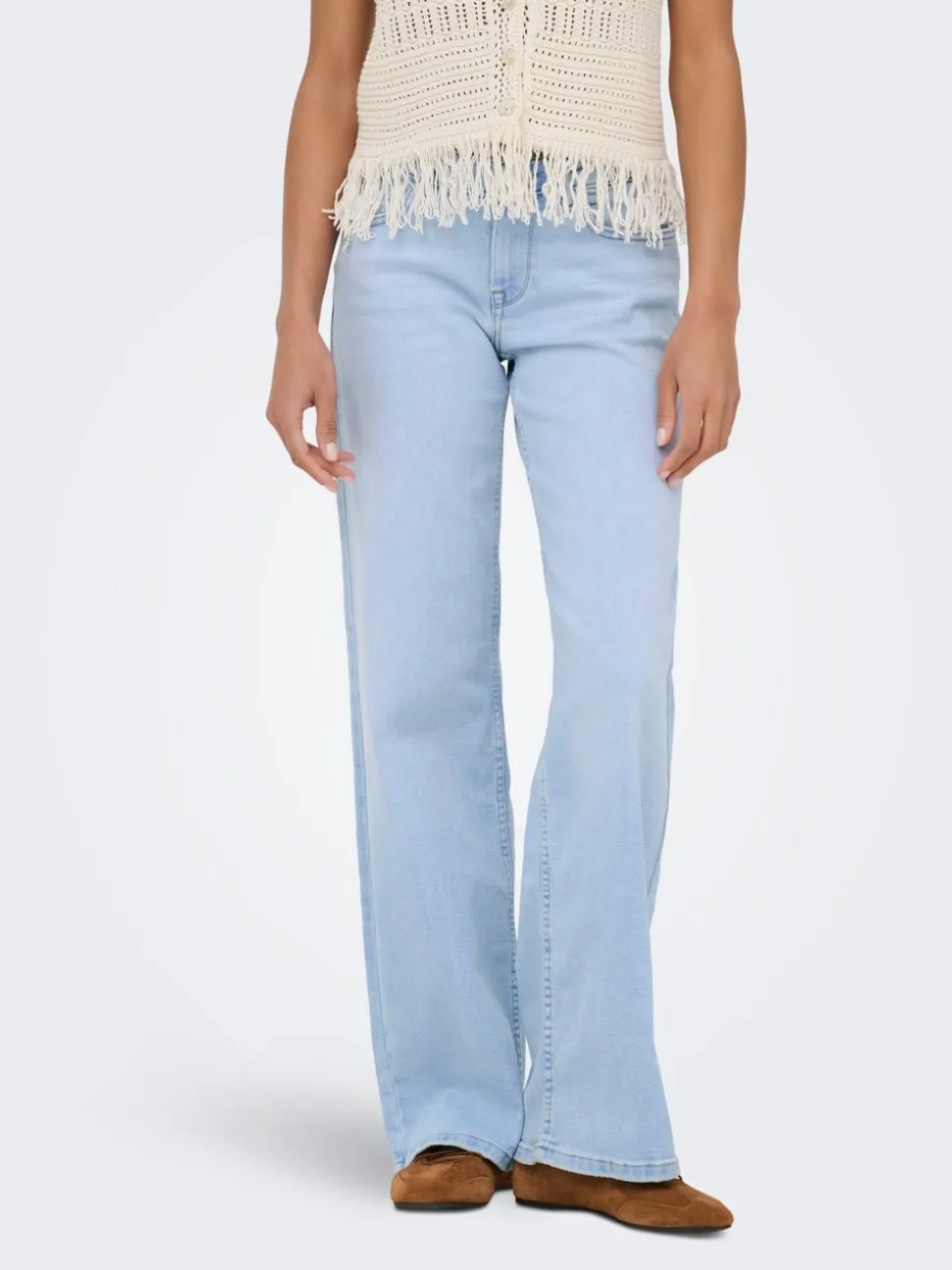 ONLJUDY-O Vita bassa Straight Fit Jeans