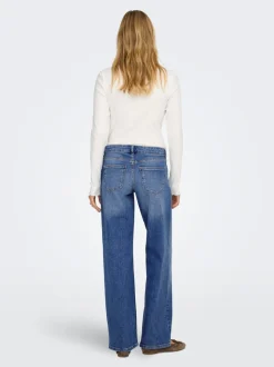 ONLJUDY-O Vita bassa Straight Fit Jeans