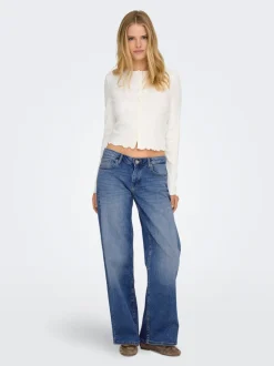 ONLJUDY-O Vita bassa Straight Fit Jeans