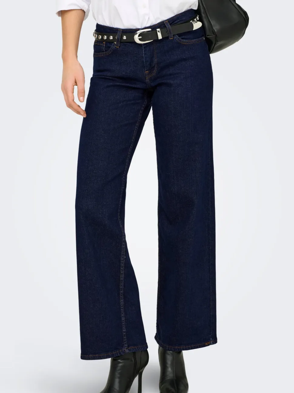 ONLJUDY-O Vita bassa Wide Leg Fit Jeans