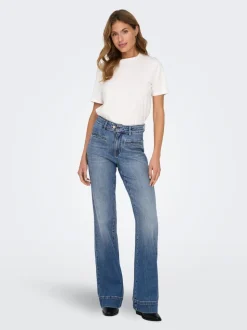 ONLJUICY Vita alta Wide Leg Fit Jeans
