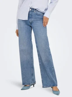 ONLJUICY Vita alta Wide Leg Fit Jeans