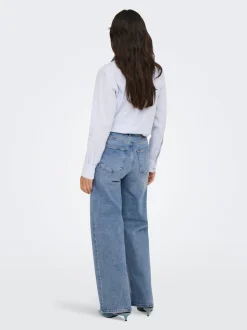 ONLJUICY Vita alta Wide Leg Fit Jeans
