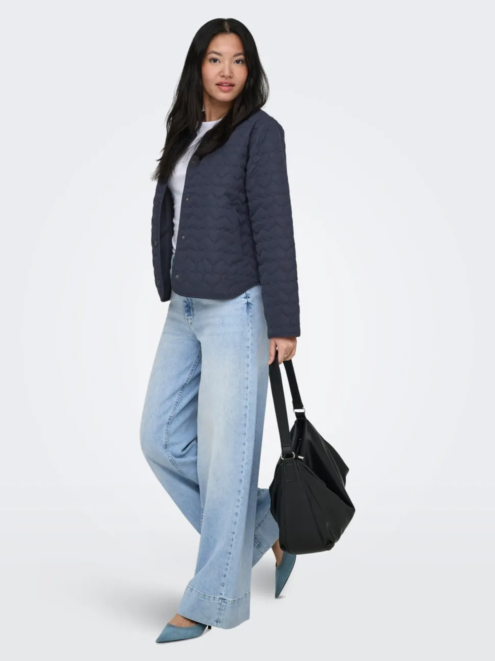 ONLJUICY Vita alta Wide Leg Fit Jeans