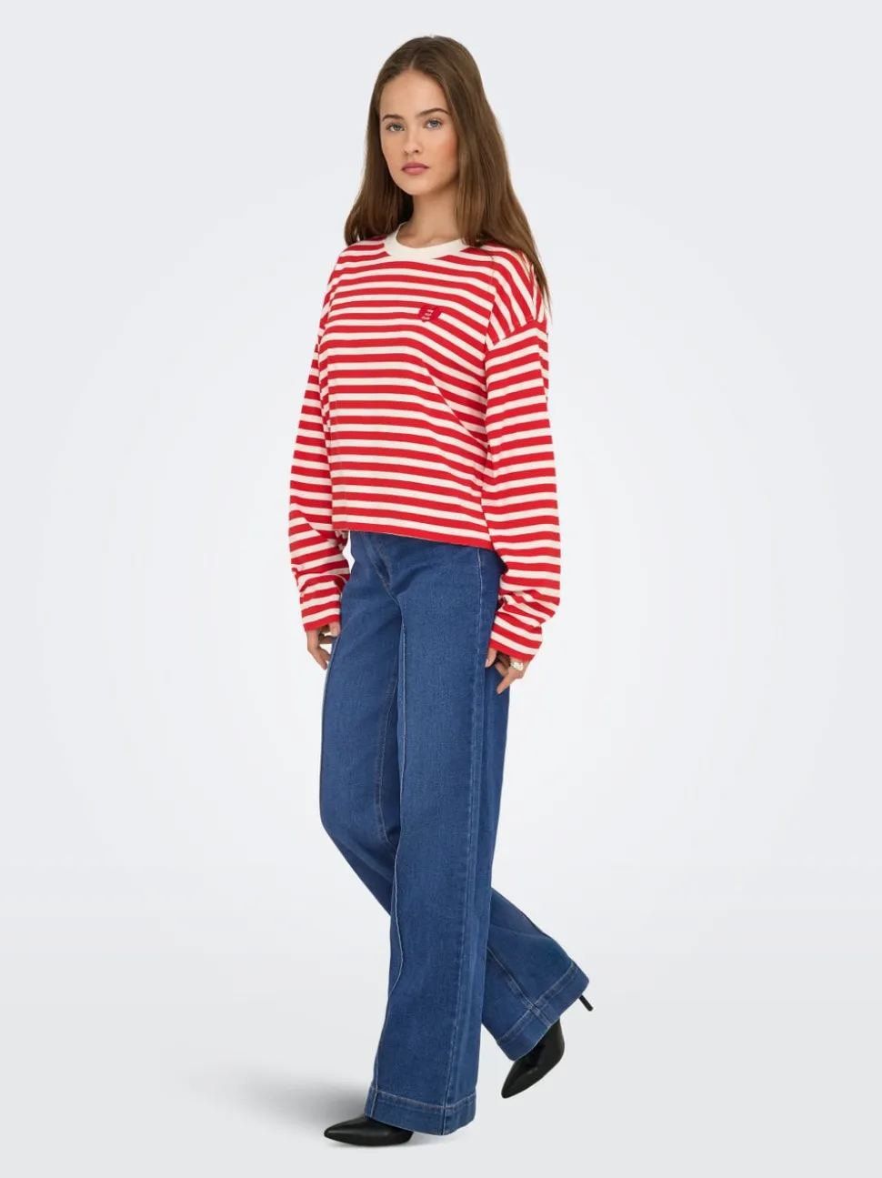 ONLJUICY Vita alta Wide Leg Fit Jeans