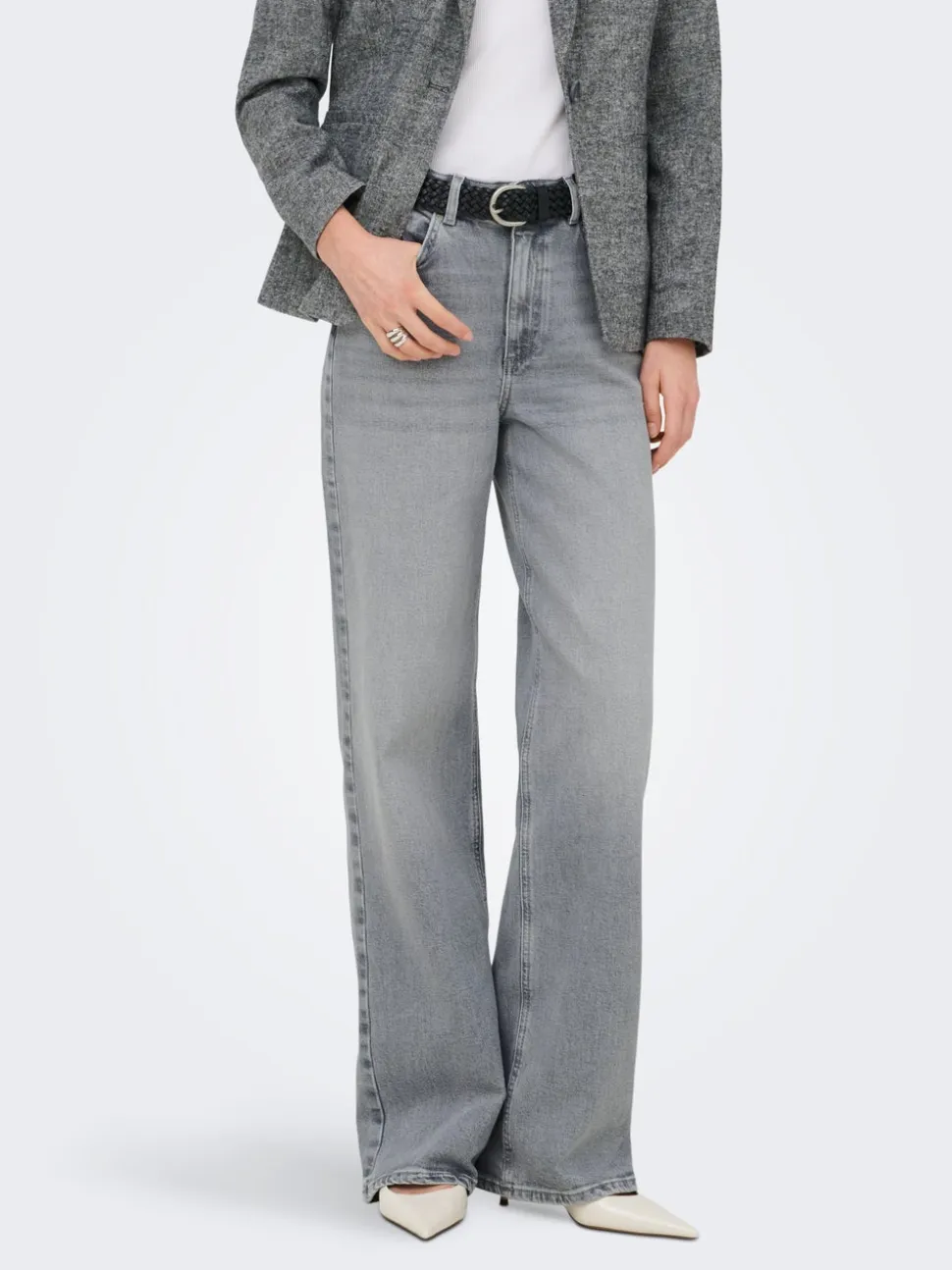 ONLJUICY Vita alta Wide Leg Fit Jeans