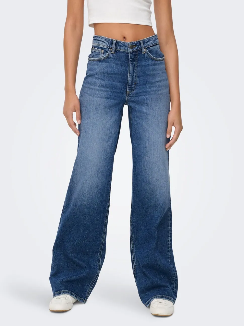 ONLJUICY Vita alta Wide Leg Fit Jeans