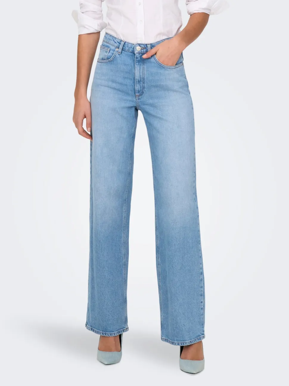 ONLJUICY Vita alta Wide Leg Fit Jeans