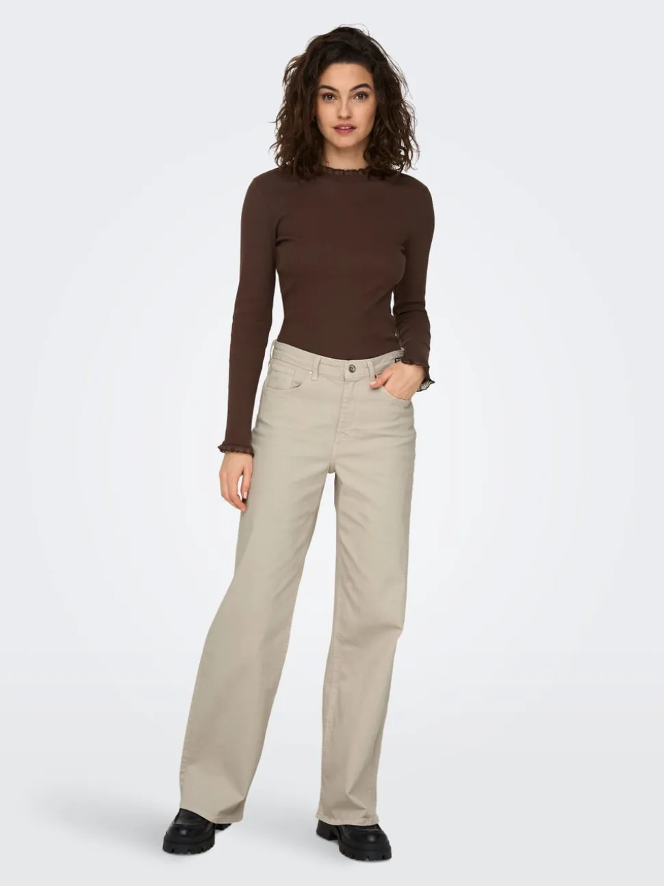 ONLJUICY Vita alta Wide Leg Fit Jeans