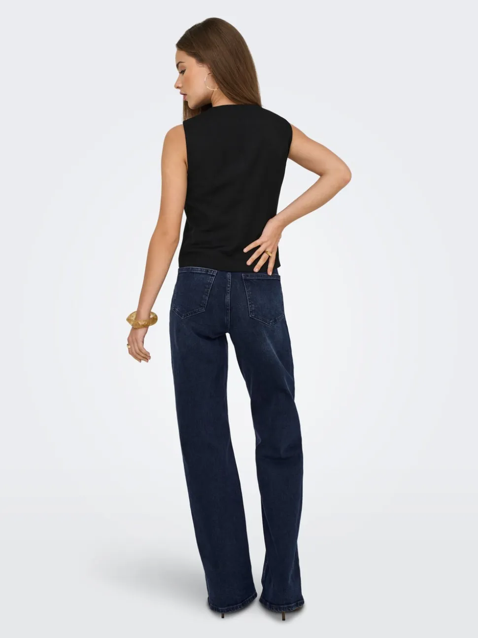 ONLJUICY Vita alta Wide Leg Fit Jeans