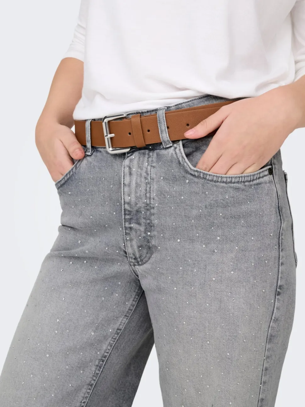 ONLJUICY Vita alta Wide Leg Fit Jeans